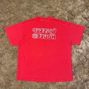 Wassup House Streetwear Logo Tee Red Medium
